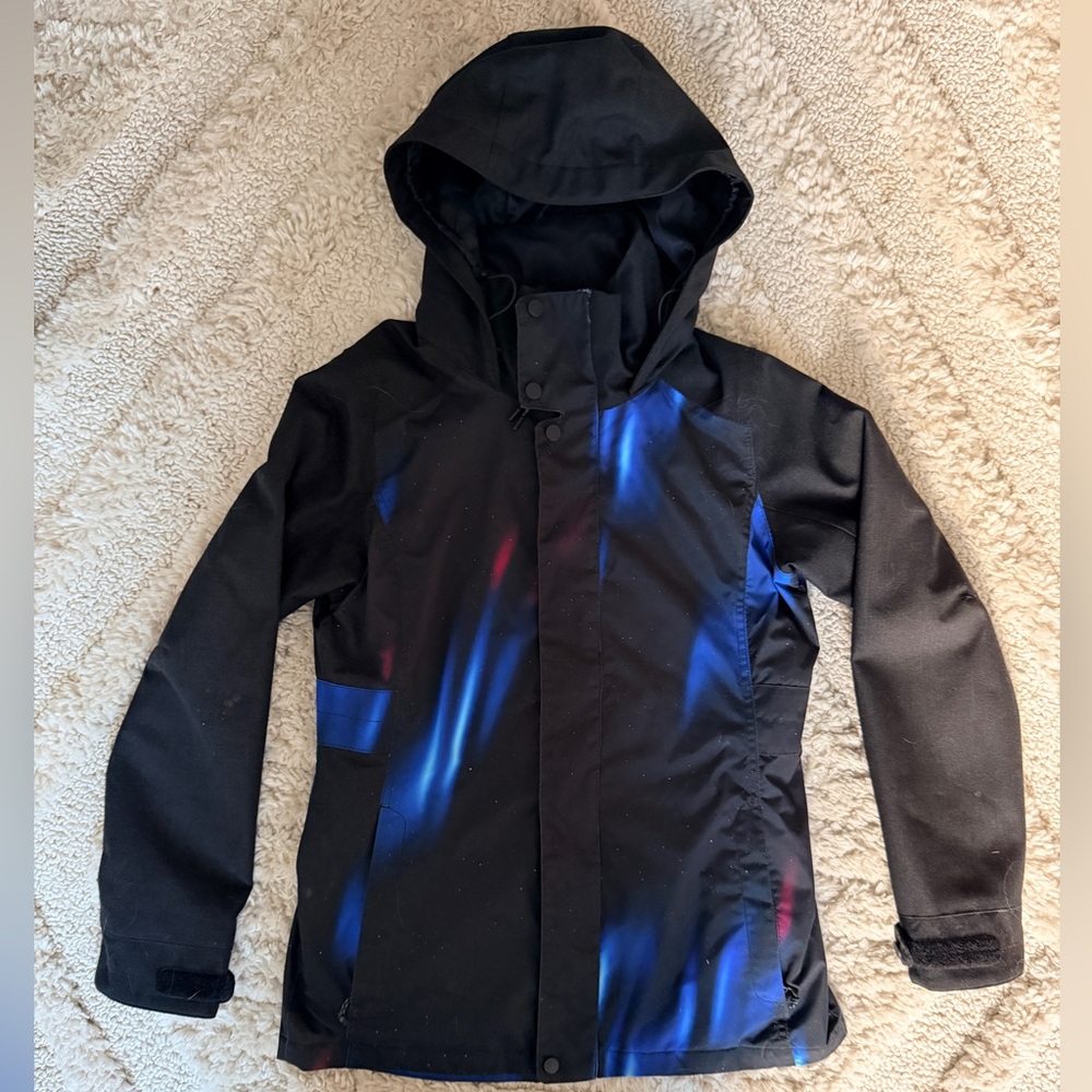 Burton Women's Jet Set Ski Snowboard Jacket Small in Black Lumens